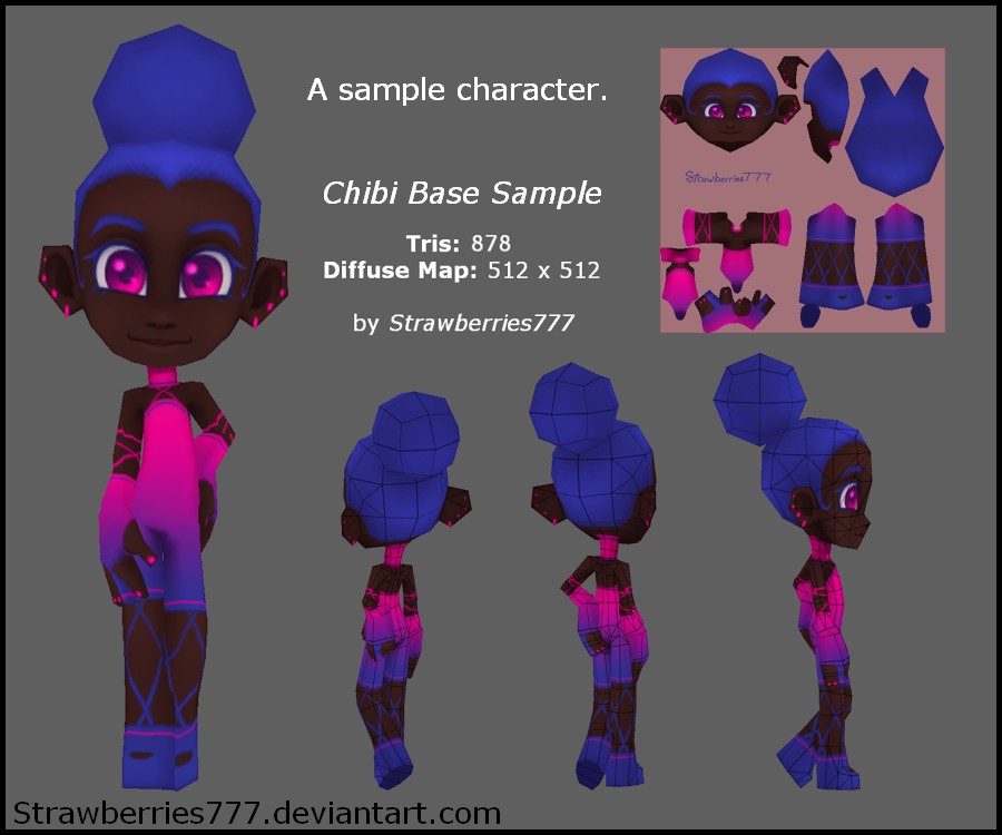 Chibi Base and Sample Charcter preview image 2